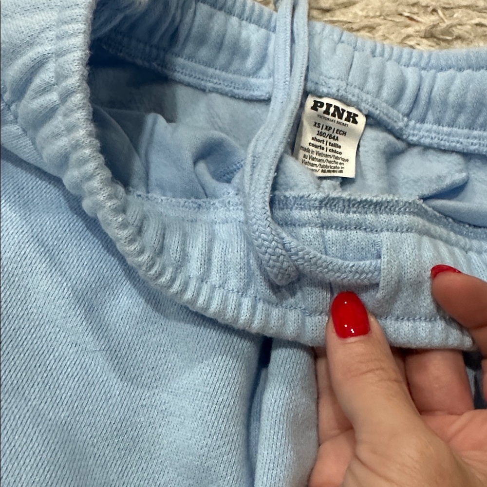 VS PINK Light Blue Joggers - Picture 2 of 2